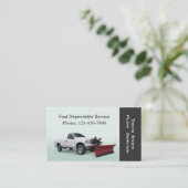 Sneeuwploegendienst Visitekaartje (Staand voorkant)