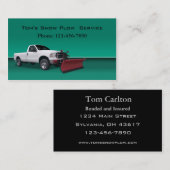 Sneeuwploegendienst Visitekaartje (Voorkant / Achterkant)