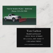 Sneeuwploegendienst Visitekaartje (Voorkant / Achterkant)
