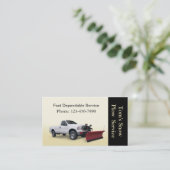 Sneeuwploegendienst Visitekaartje (Staand voorkant)