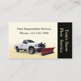 Sneeuwploegendienst Visitekaartje