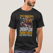 Sneeuwploegenmachine Tronkelwagen Sneeuw T-shirt (Voorkant)