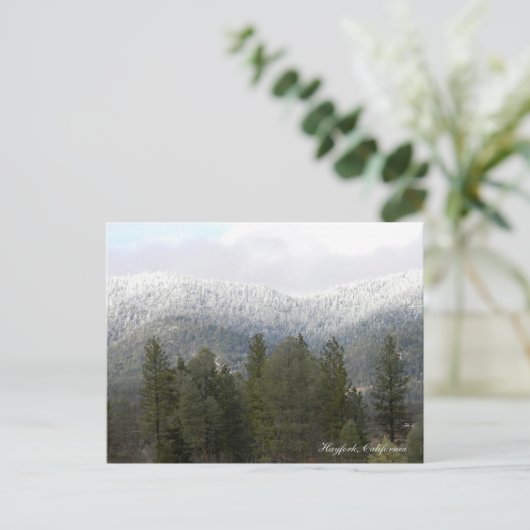 Sneeuwpoeder, vers.... Briefkaart (Staand voorkant)