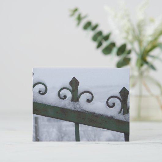 sneeuwpoort briefkaart (Staand voorkant)