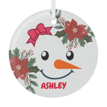  sneeuwpop bloemenkerst