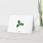 Sneeuwpop Bouwen Feestdagen Kaart (Achterkant)
