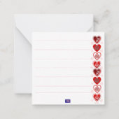 Sneeuwpop Briefkaart (Achterkant)