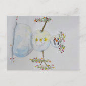 sneeuwpop-briefkaart briefkaart (Voorkant)