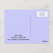 sneeuwpop-Briefkaart Briefkaart (Achterkant)