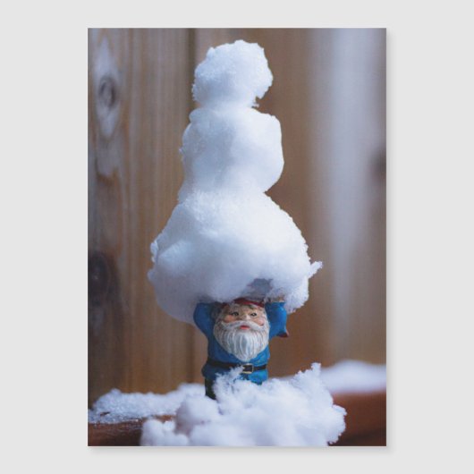 Sneeuwpop gebouwd V (Voorkant)
