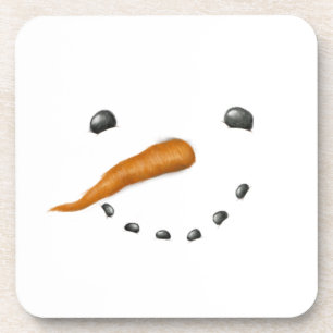 SNEEUWPOP GEZICHT BIER ONDERZETTER