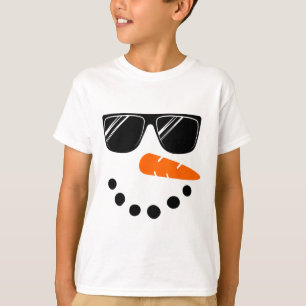 Sneeuwpop gezicht shirt jongens kinderen peuter Gl
