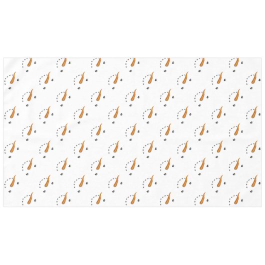 SNEEUWPOP GEZICHT TAFELKLEED (Voorkant (Horizontaal))