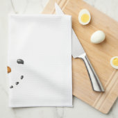 SNEEUWPOP GEZICHT THEEDOEK (Quarter Fold)