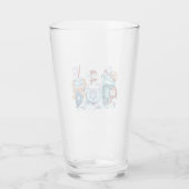 Sneeuwpop Glas Beker (Achterkant)