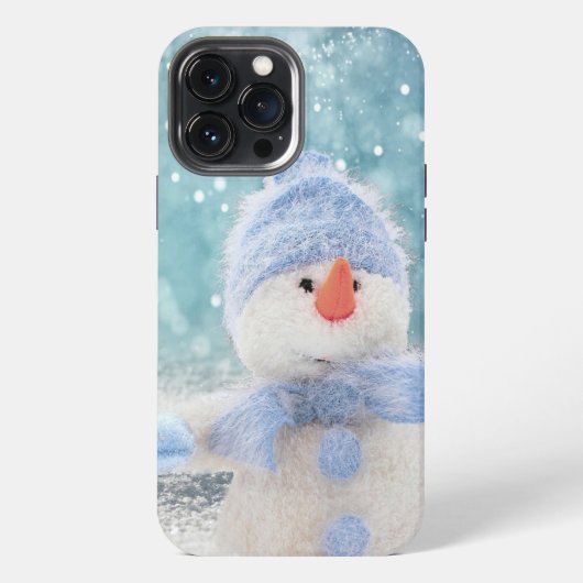 Sneeuwpop iPhone Hoesje (Achterkant)