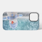 Sneeuwpop iPhone Hoesje (Achterkant horizontaal)