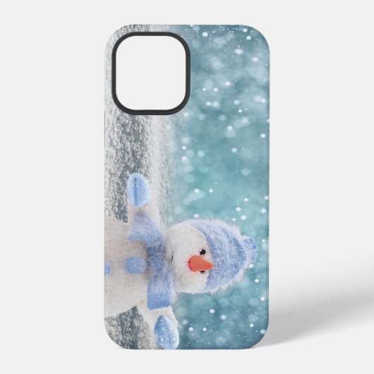 Sneeuwpop iPhone Hoesje (Achterkant)