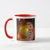 Sneeuwpop Kerstbal Mok (Links)
