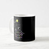 Sneeuwpop Kerstboom Koffiemok (Voorkant links)
