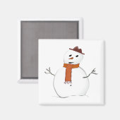 Sneeuwpop Magneet (Voorkant / Achterkant)