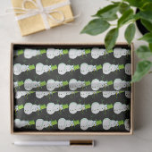 Sneeuwpop met groene hoed tissuepapier (Geschenk)