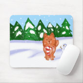 sneeuwpop muismat (Met muis)