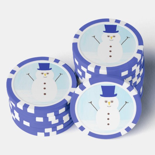 sneeuwpop poker chips (Opstapeling)