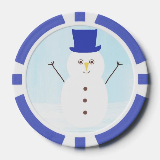 sneeuwpop poker chips (Voorkant)