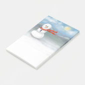 Sneeuwpop Post-it® Notes (Schuin)