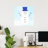 sneeuwpop poster (Thuiskantoor)