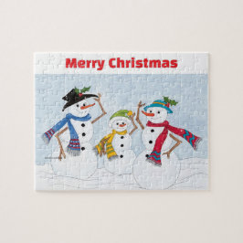 Sneeuwpop Puzzel