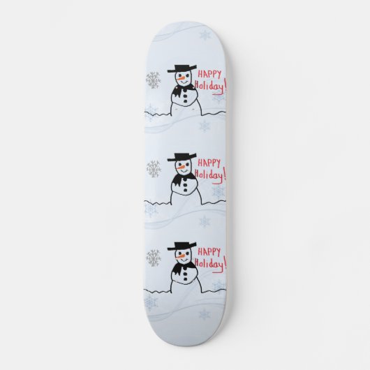 Sneeuwpop Skateboard (Voorkant)