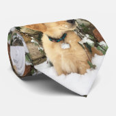 sneeuwpop stropdas (Opgerold)