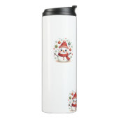 sneeuwpop thermosbeker (Gedraaid links)