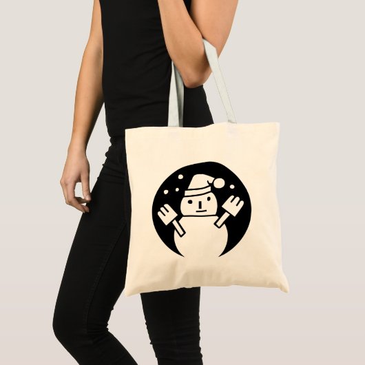 Sneeuwpop Tote Bag (Voorkant (product))