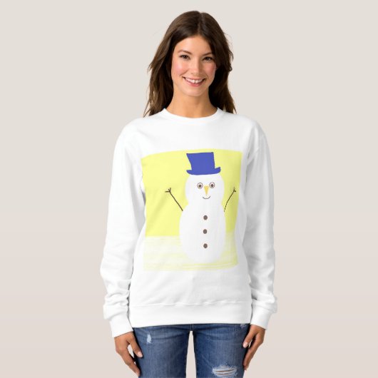 sneeuwpop trui (Voorkant volledig)