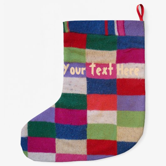 Sneeuwpop voor kerst in sneeuw grote kerstsok (Achterkant)