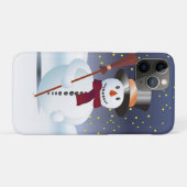 Sneeuwpop voor Kerstmis iPhone 7 Hoesje (Achterkant (horizontaal))