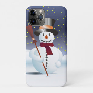Sneeuwpop voor Kerstmis iPhone 7 Hoesje