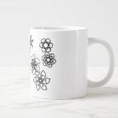 Sneeuwpop winter grote koffiekop (Rechts)