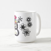 Sneeuwpop winter  koffiemok (Voorkant rechts)