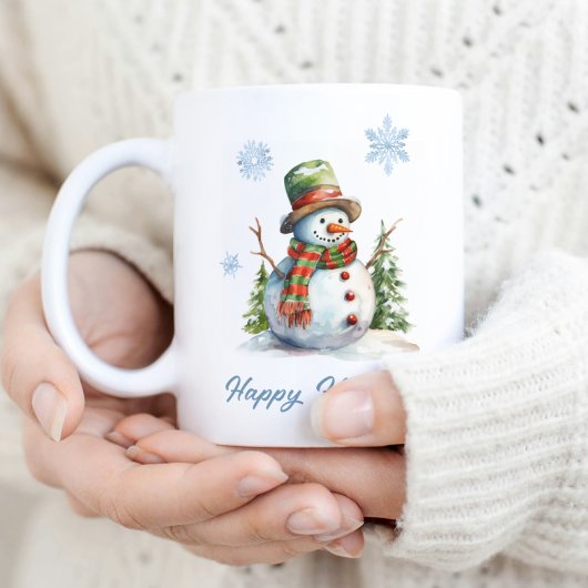 Sneeuwpop Winter Mok – Aangepast Kerstcadeau