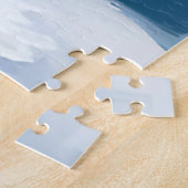 Sneeuwpop Winter Waterverf Legpuzzel (Zijkant)