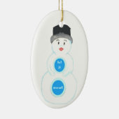 Sneeuwpop Winter Wonderland Ornament (Rechts)