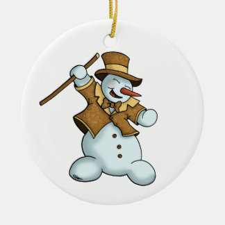 sneeuwpopening keramisch ornament