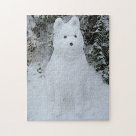 sneeuwpopfoto legpuzzel