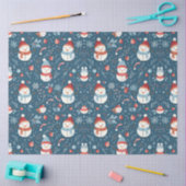 Sneeuwpoppen Bessen Candy Canes Kerstmis Tissuepapier (Craft)