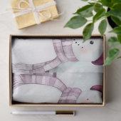 Sneeuwpoppen Kerstbomen Holly Berries Kerstmis Tissuepapier (Geschenk)