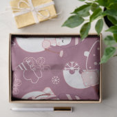 Sneeuwpoppen Kerstbomen Ornamenten Kerst Tissuepapier (Geschenk)